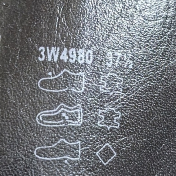 Prada • Tall Italian Leather Boots in Black SPELLOUT LOGO - Picture 6 of 6